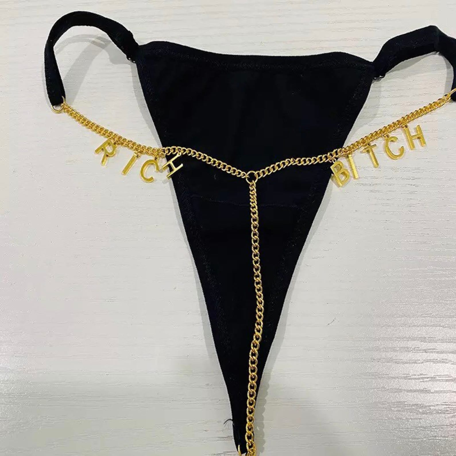 Personalized Name Waist Chain Zodiac Thong Panties Summer Etsy