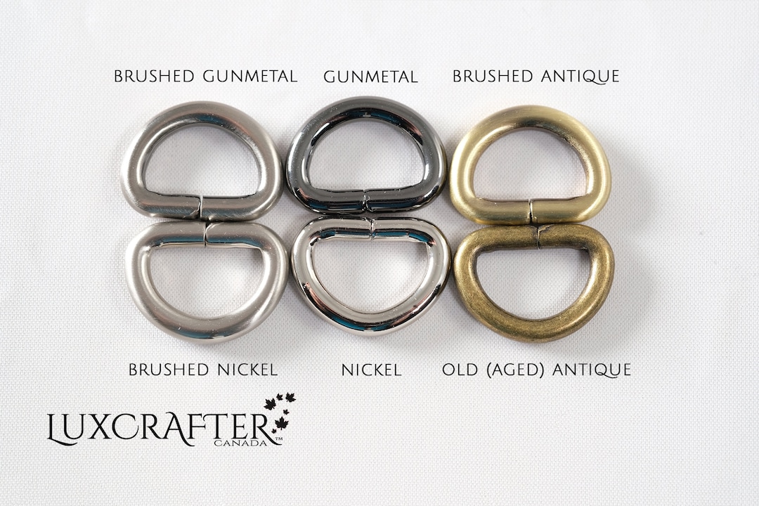 10pk 1/2-inch / 13mm D-rings, Choice of Finishes. Luxcrafter - a ...