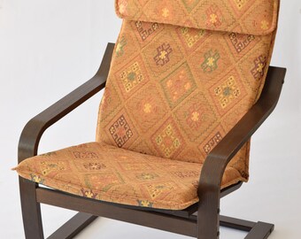 Poang Cushion Cover F03 Ikea Poang Chair Cover Poang Chair Etsy