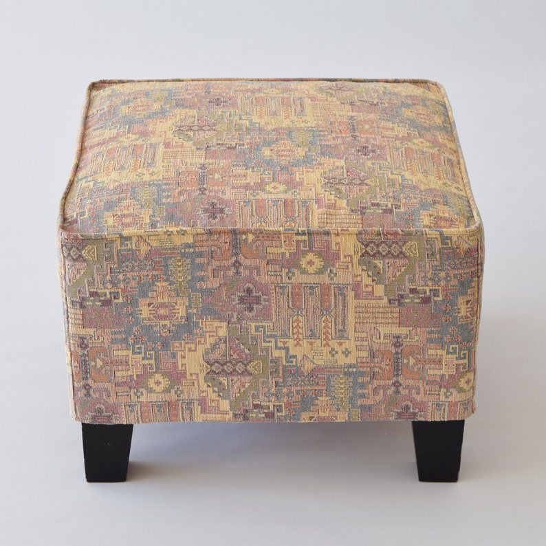 Ekenas Ottoman Cover F11 Tribal Bohemian Kilim Rug Ottoman Etsy