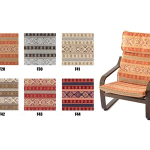 Custom poang chair cushion cover poang chair cover poang chair cushion ikea poang cover ikea chair cover poäng cover poang cushion cover