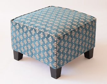 Ekenas Footstool Cover F05 tribal bohemian kilim rug ottoman footstool cover tabouret couverture fußhocker abdeckung