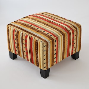 Ekenas Footstool Slipcover F03 tribal bohemian kilim rug ottoman footstool cover tabouret couverture fußhocker abdeckung