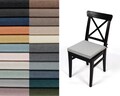 Chair seat cushion pad dining kitchen living room square pads cushions cover with ties for chair bar stool 13x13 15x15 16x16 17x17 18x18