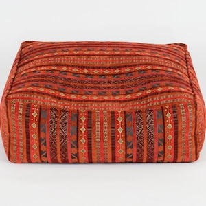 Kelim Muster Bodenkissenbezug F10 Türkisch marokkanisch persisch Boho Kelim Teppich Pouf Poef Puff Sitzsack Bodenkissen Bodenkissen