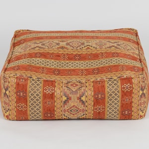 Kelim Bodenkissen F20 Türkisch marokkanisch persisch Boho Kelim Teppich Puff Poef Puff Sitzsack Bodenkissen Bodenkissen