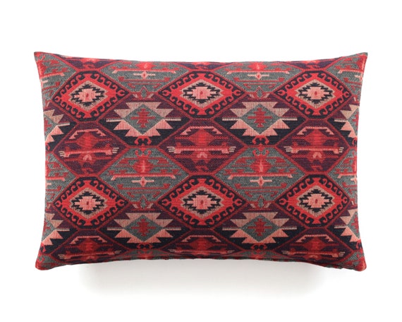 Kilim Pillow Cover F57 Turkish Moroccan Persian Bohemian Southwestern Kilim Rug Lumbar Pillow Cover 12x18 12x24 16x24 16x26 14x20 Etsy Etsy