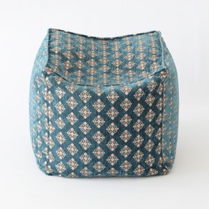 Poef cover F05 turkish moroccan persian tribal bohemian square kilim rug pouf poef puff ottoman footstool bean bag