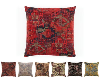 Kilim Pillow Cover turkish moroccan persian bohemian southwestern kilim rug pillow cover 14x14 16x16 18x18 20x20 22x22 24x24 40x40 50x50