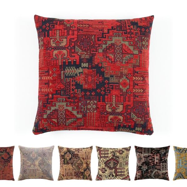 Kilim Pillow Cover turkish moroccan persian bohemian southwestern kilim rug pillow cover 14x14 16x16 18x18 20x20 22x22 24x24 40x40 50x50