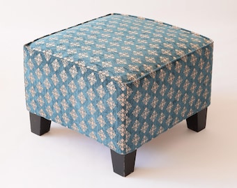 Custom Ottoman Footstool Cover F05 tribal bohemian kilim rug ottoman footstool cover made to order tabouret couverture fußhocker abdeckung