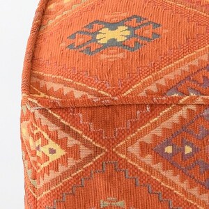 Ekenas Footstool Cover F17 tribal bohemian kilim rug ottoman footstool cover tabouret couverture fußhocker abdeckung image 3