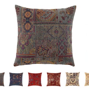 Funda de almohada bohemia con diseño floral del suroeste persa turco marroquí kilim funda de almohada de 14 x 14, 16 x 16, 18 x 18, 20 x 20, 22 x 22, 24 x 24, 12 x 20, 14 x 36
