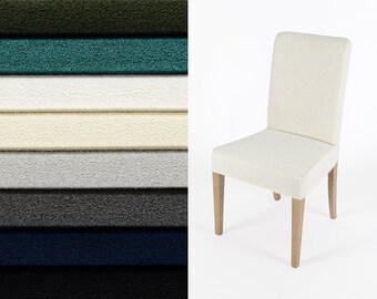 Boucle Henriksdal Cover ikea henriksdal chair compatible with ikea dining chair slipcover henriksdal bar stool for ikea barstool cover etsy