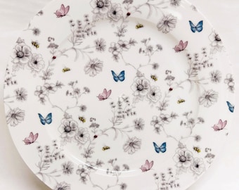 シークレットガーデン　プレート　　装飾品　壁掛　飾り皿　花　秘密の花園 il_340x270.4001226461_epl2.jpg