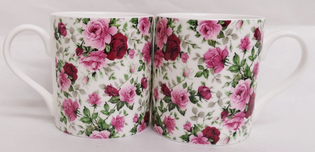 Bees Mug Fine Bone China 400 Ml 14 Oz Large Balmoral Multi Bumblebee Cup Hand Decorated In UK - Israel