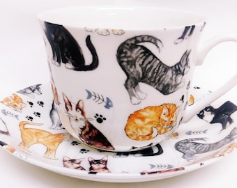 Goebel Tazzina da caffè Gatti in autunno Rosina Wachtmeister