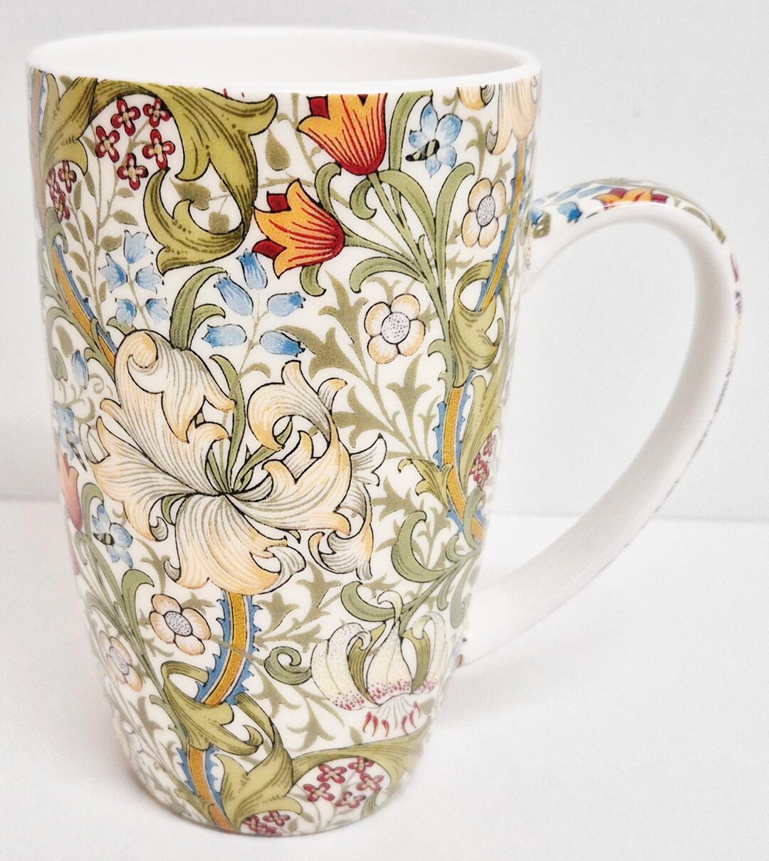 William Morris Golden Lily Mug 425 Ml Bone China Empire Latte Art