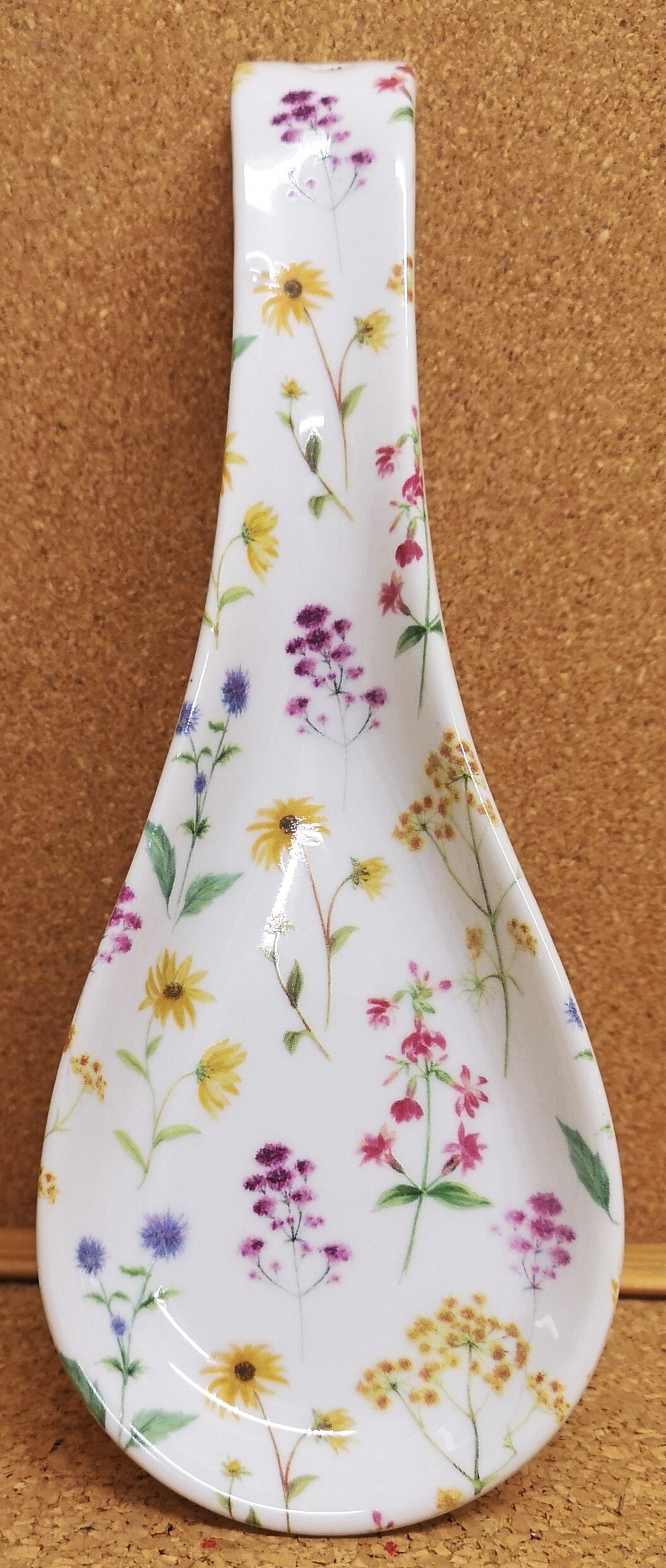 Meadow Flowers Spoon Rest Ceramic Porcelain Medium 22cm Spoon Etsy UK