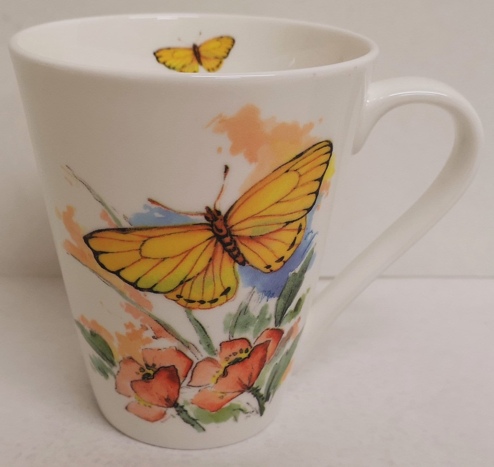 Set 2 Tazzine Caffè Farfalle - Porcellana Butterfly Meadows - Design Inglese - Foto 6