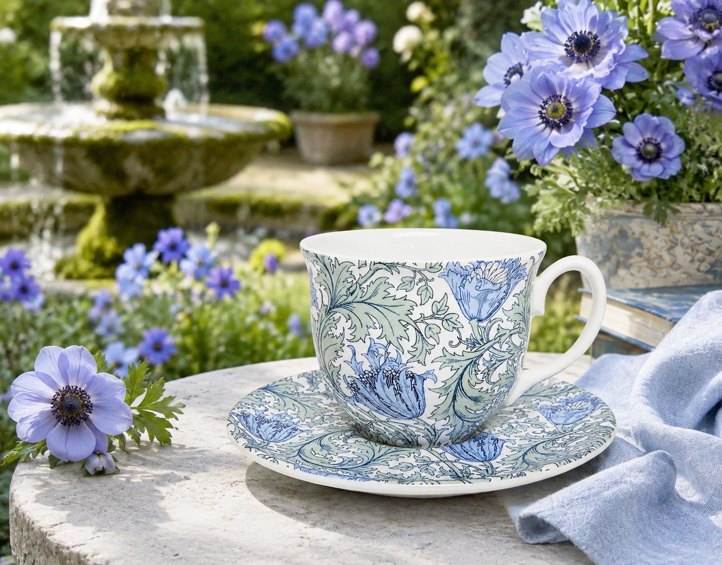 William Morris Cup and Saucer - Etsy