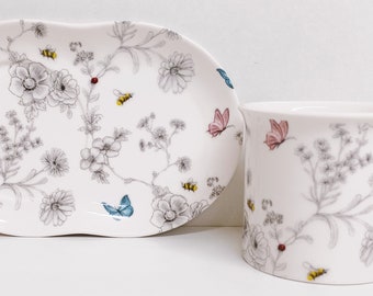 3 Ivory Floral Metal TV Trays Rose Trays With Legs Cottage 3 Ivory Floral Metal TV Trays Rose Trays With Legs Cottage