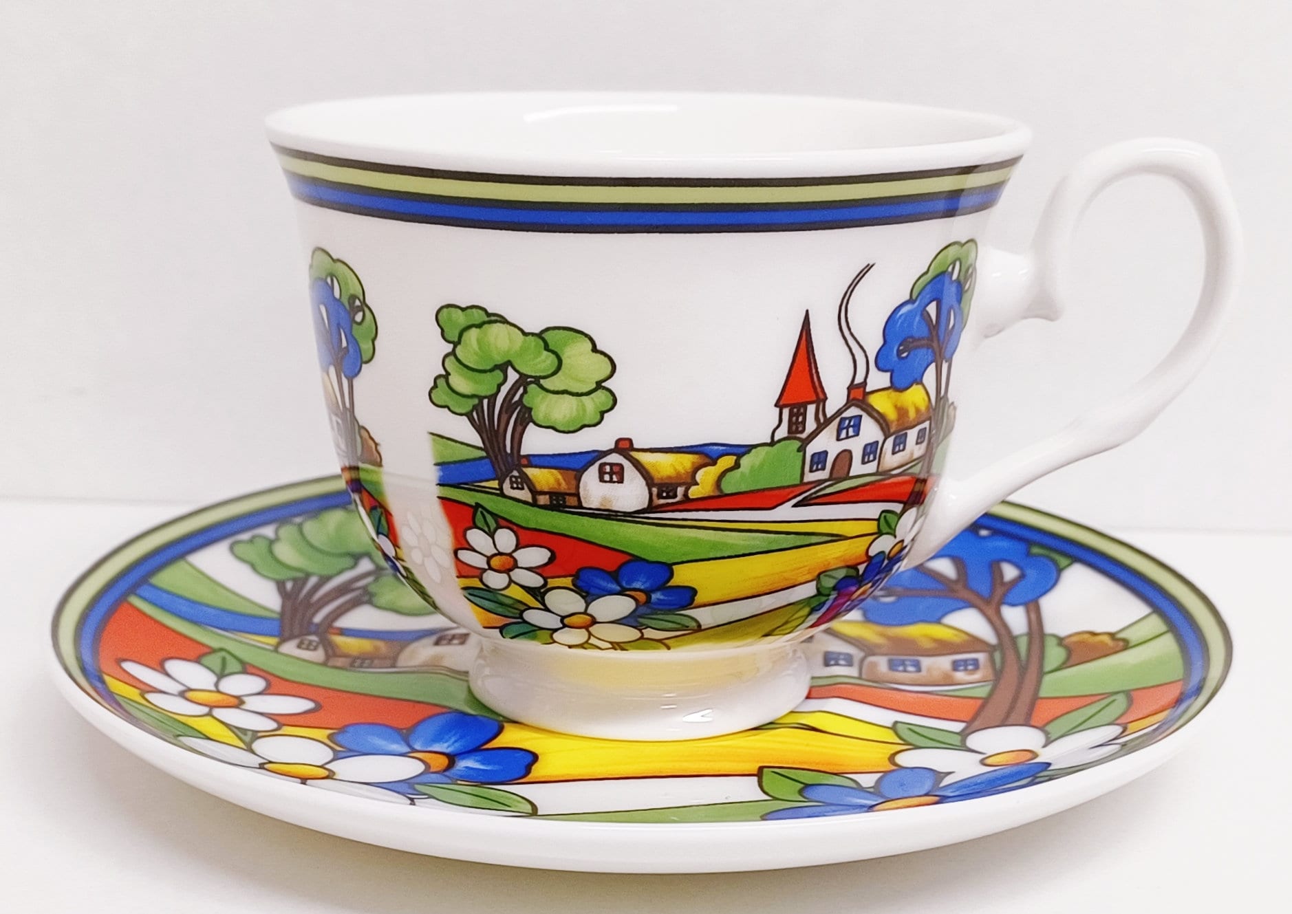 Art Deco Tea Cup
