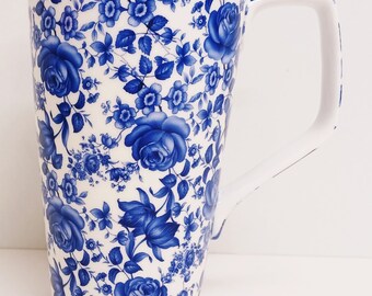 デルフトブルーマグカップ ボーンチャイナ ラージ 500 ml 17液量オンス