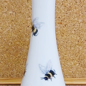 Bienen Vase Kleine 15 cm Porzellan Keramik Hummel Hand dekoriert UK