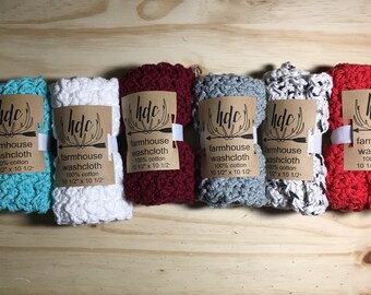 Cotton Farmhouse Washcloth