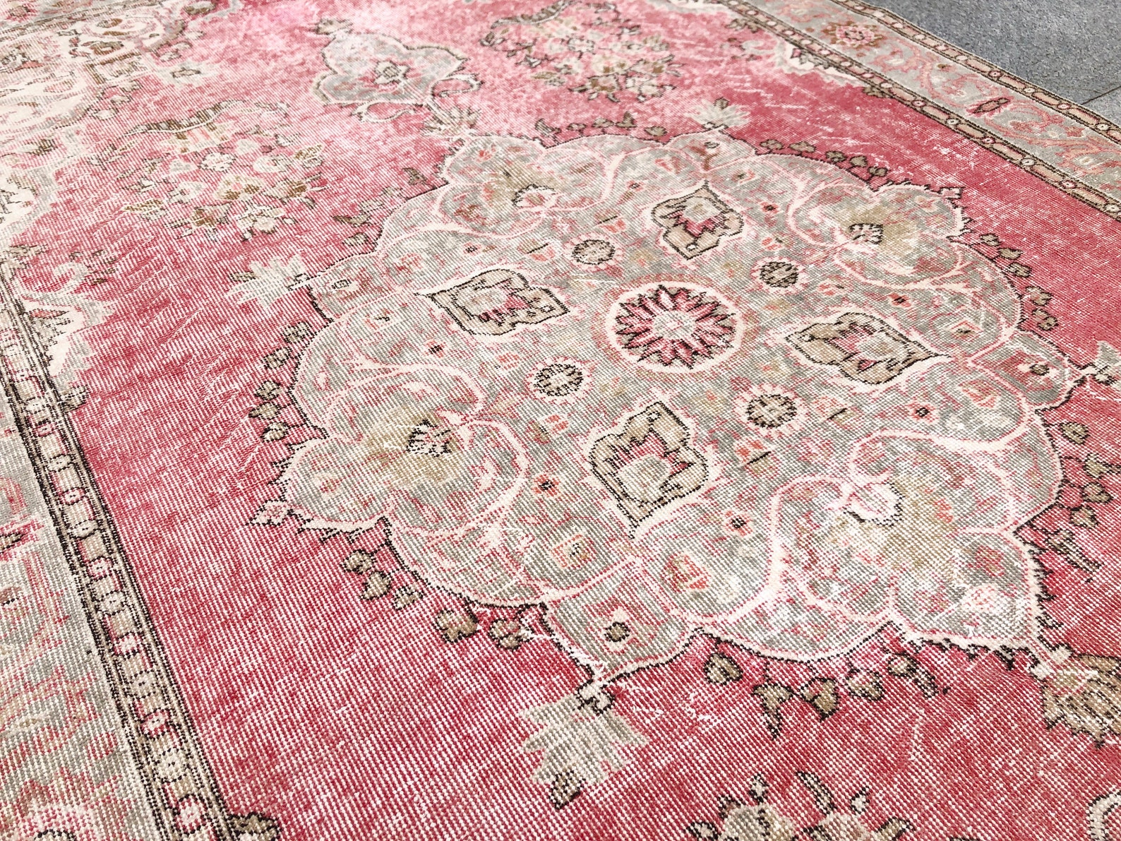 Soft Pink Vintage Rug Bohemian Home Decor Vintage Anatolian Etsy