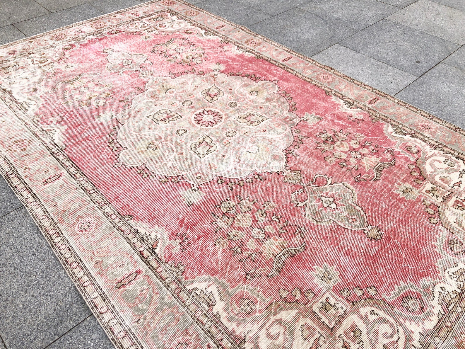 Soft Pink Vintage Rug Bohemian Home Decor Vintage Anatolian Etsy