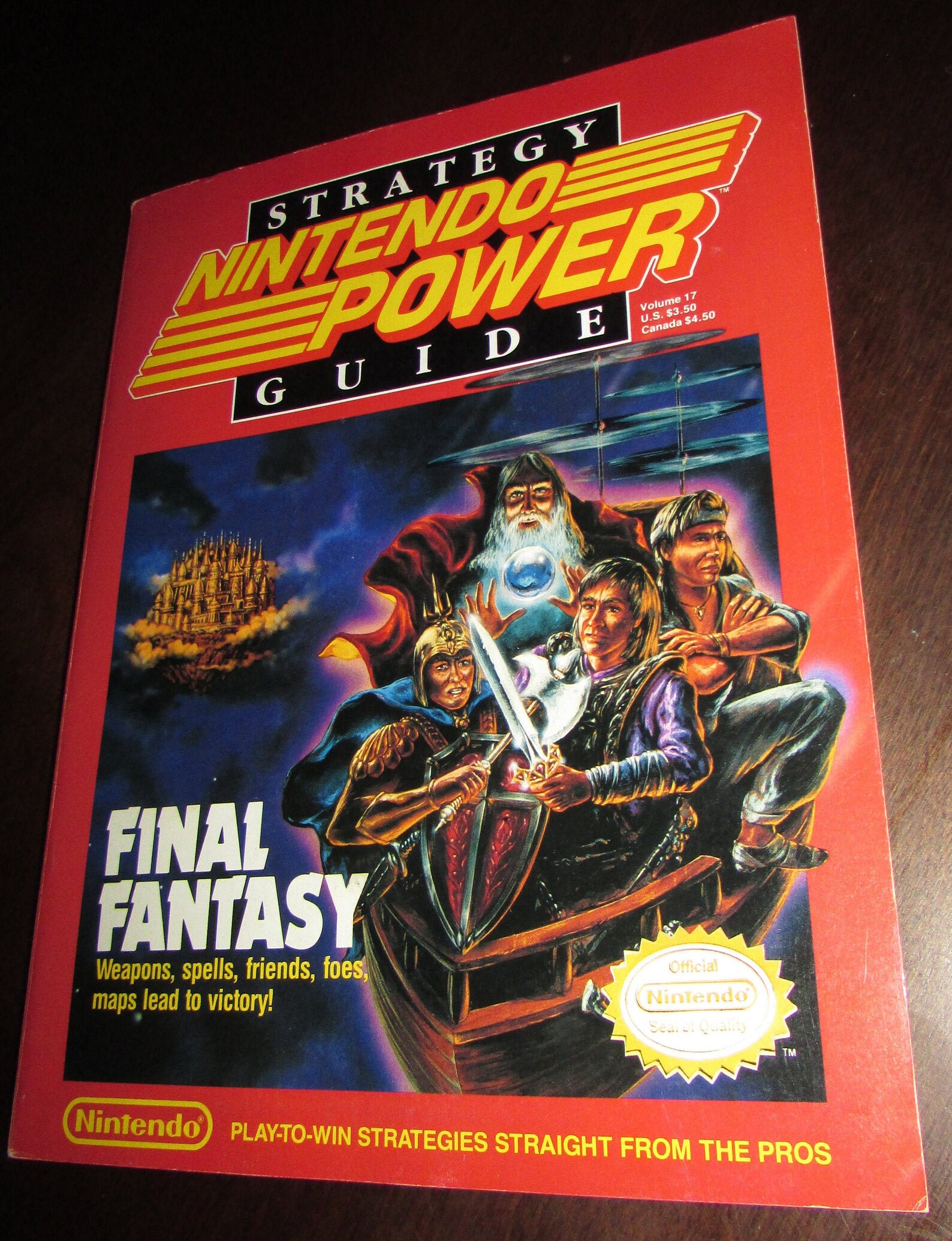 Final Fantasy Strategy Guide Nintendo Power Etsy