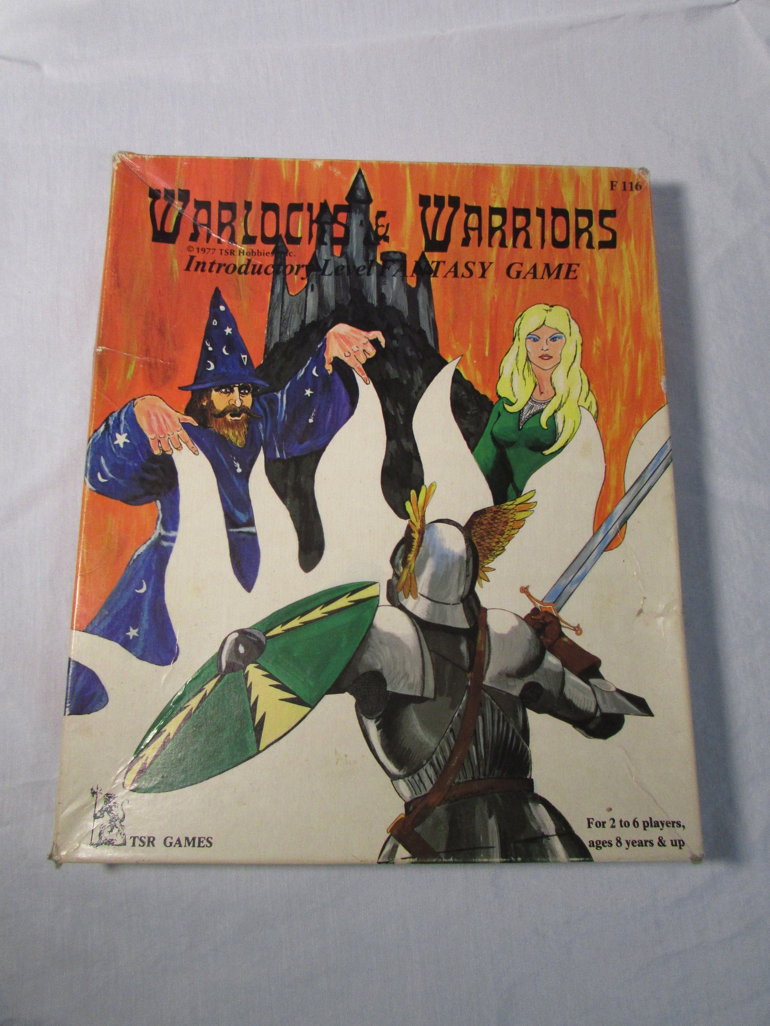 Vintage 1977 original Warlocks & Warriors board game Etsy