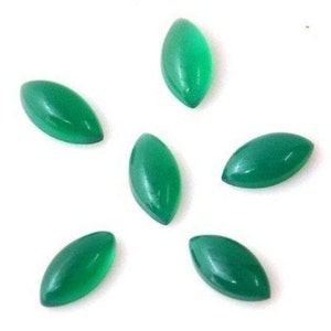 Ónix Verde Natural Ónix Marquise Cabochon 4x8,5x10,6x12,7x14,8x16,9x18,10x20MM Verde Onyx Marquise Cabochon Loose Gemston
