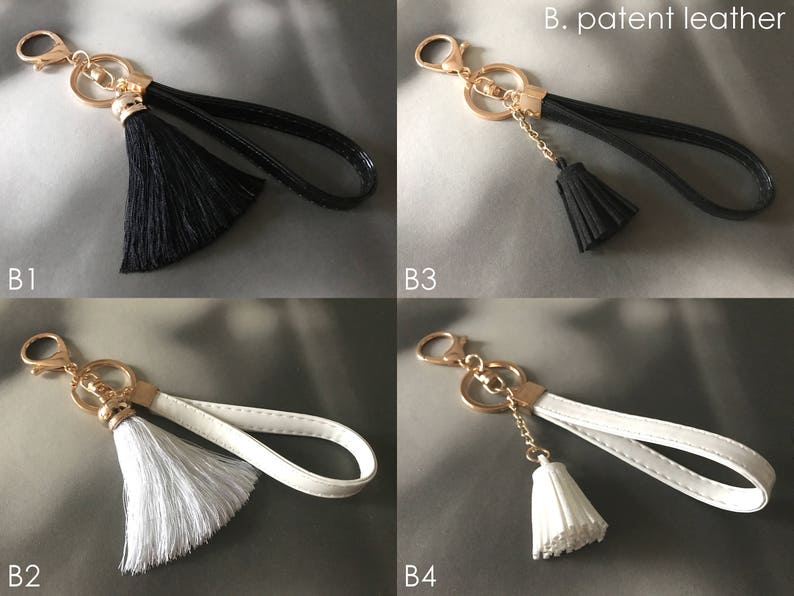 Gift For Her Luxury Bag Charm White Tassel Accessories Pearl Bracelet Key Charm Camellia Charm Keychains Free Worldwide Shipping