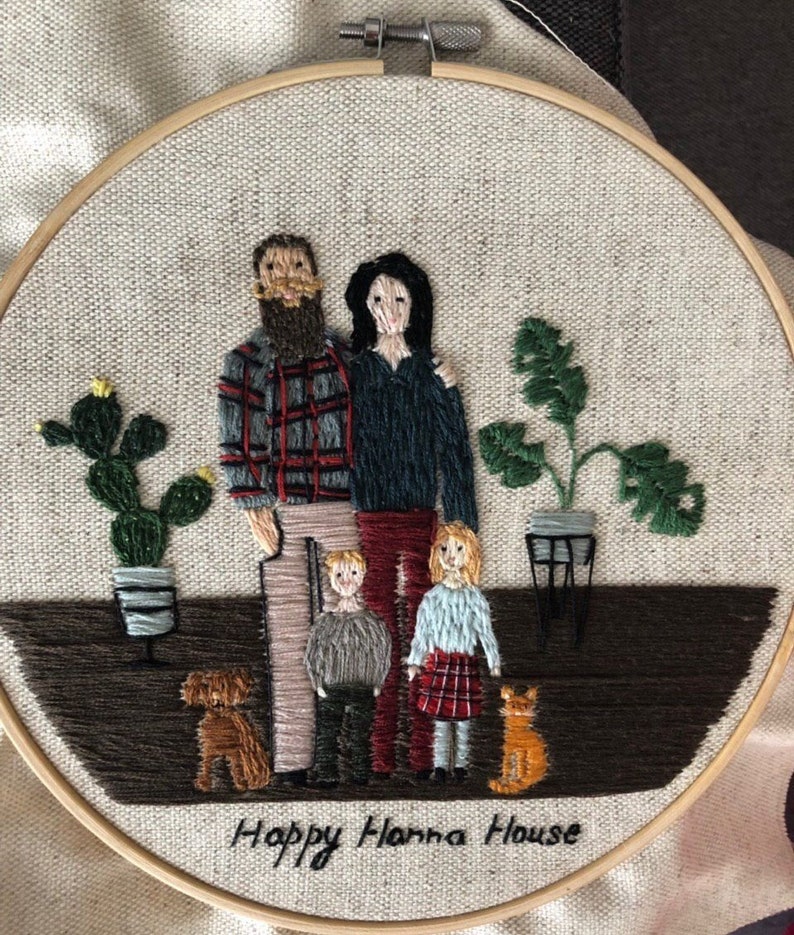 Etsy Embroidery Family Etsy Embroidery Family