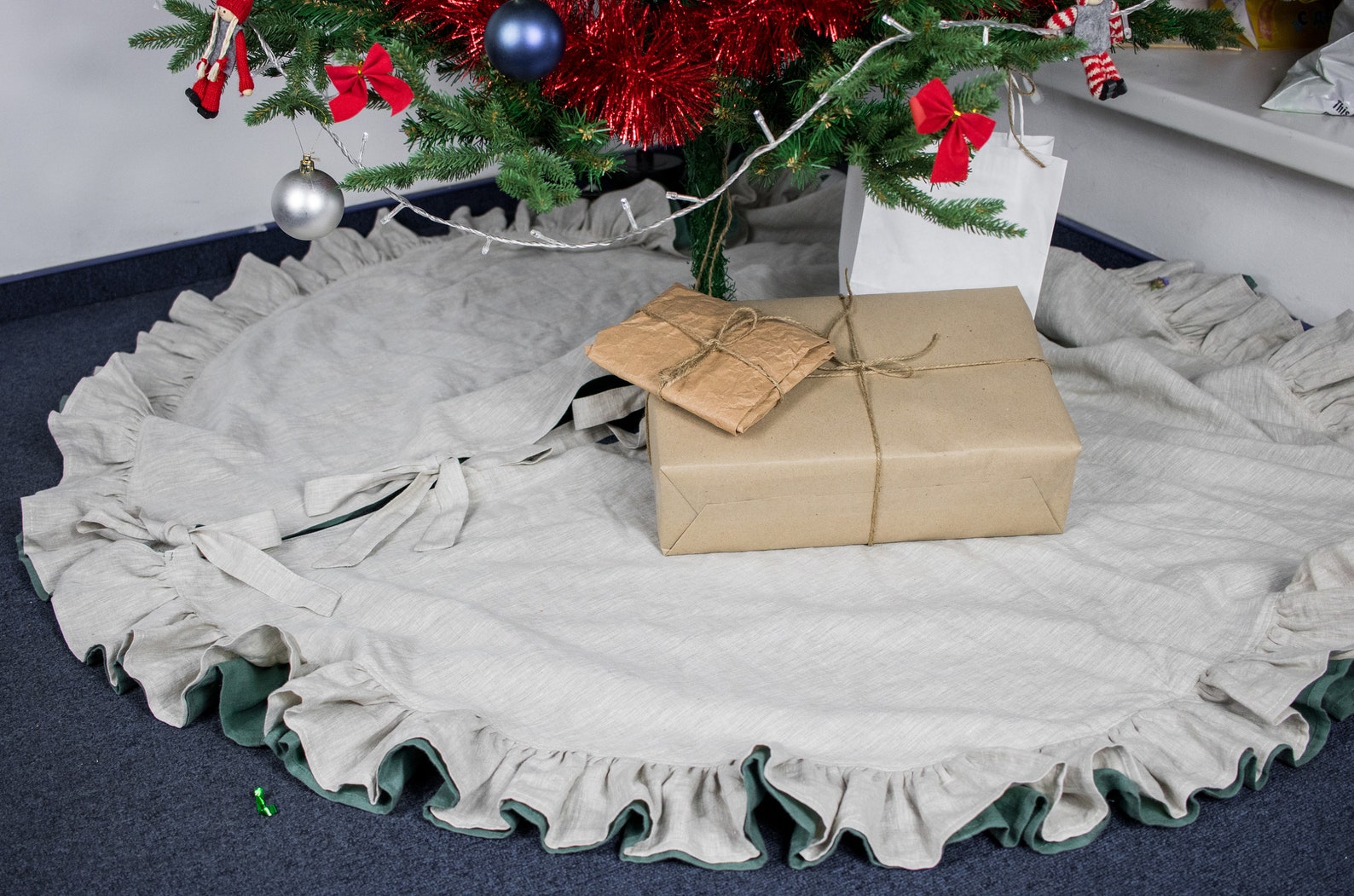 Etsy Christmas Tree Skirt 