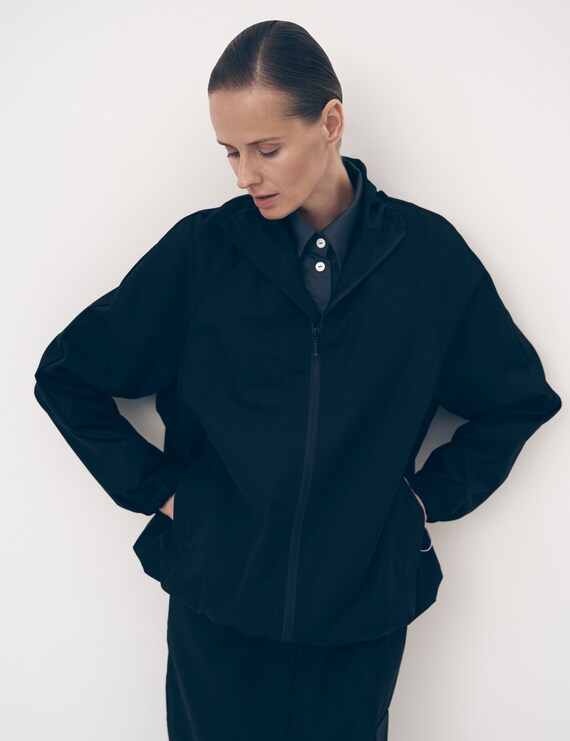Black waterproof bomber jacket best sale