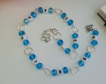 Knitting Row Counter, Row Counter Chain, Knitters Helper, Pattern Reminder for Knitting, Chain Row Counter, Gift for Knitter