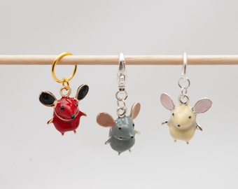 Mouse Stitch Markers, Knitting Stitch Markers, Crochet Stitch Markers, Handmade Markers, Stitch Markers For Knitting, Crochet Markers