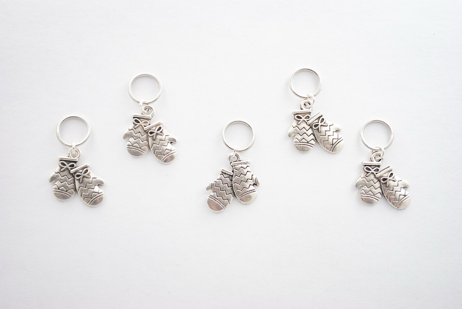 Metal Stitch Markers Knitting Stitch Markers Set of 5 Stitch Etsy