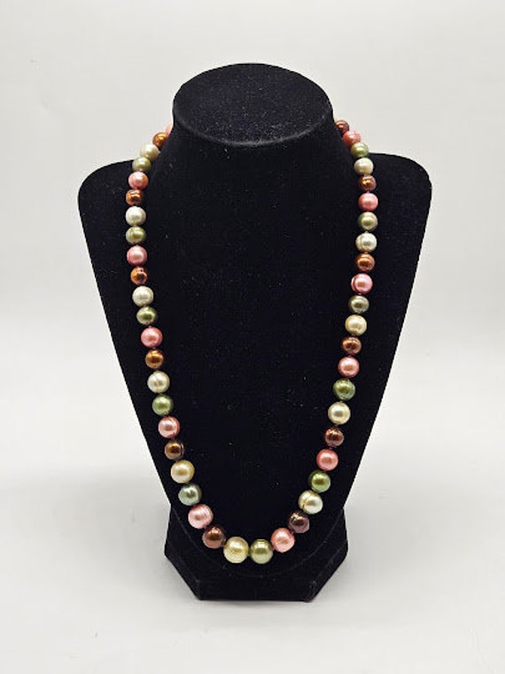 Freshwater pearls Vintage Honora Necklace multicol