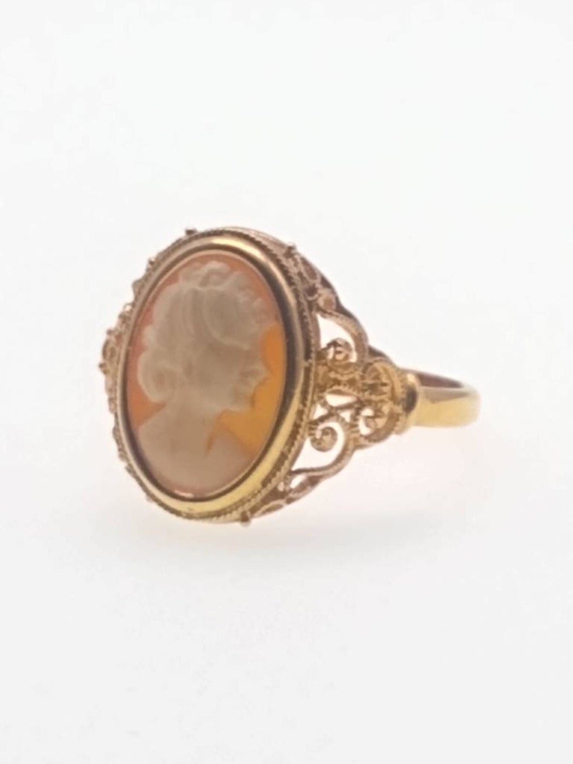 MY CAMEO ROMEO STATEMENT RING GOLD main image 1
