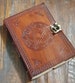 Brown Leather Pentacle Journal | Pentagram Book of Shadows | Leather Diary | Grimoire, Leather Journal | Leather Book 