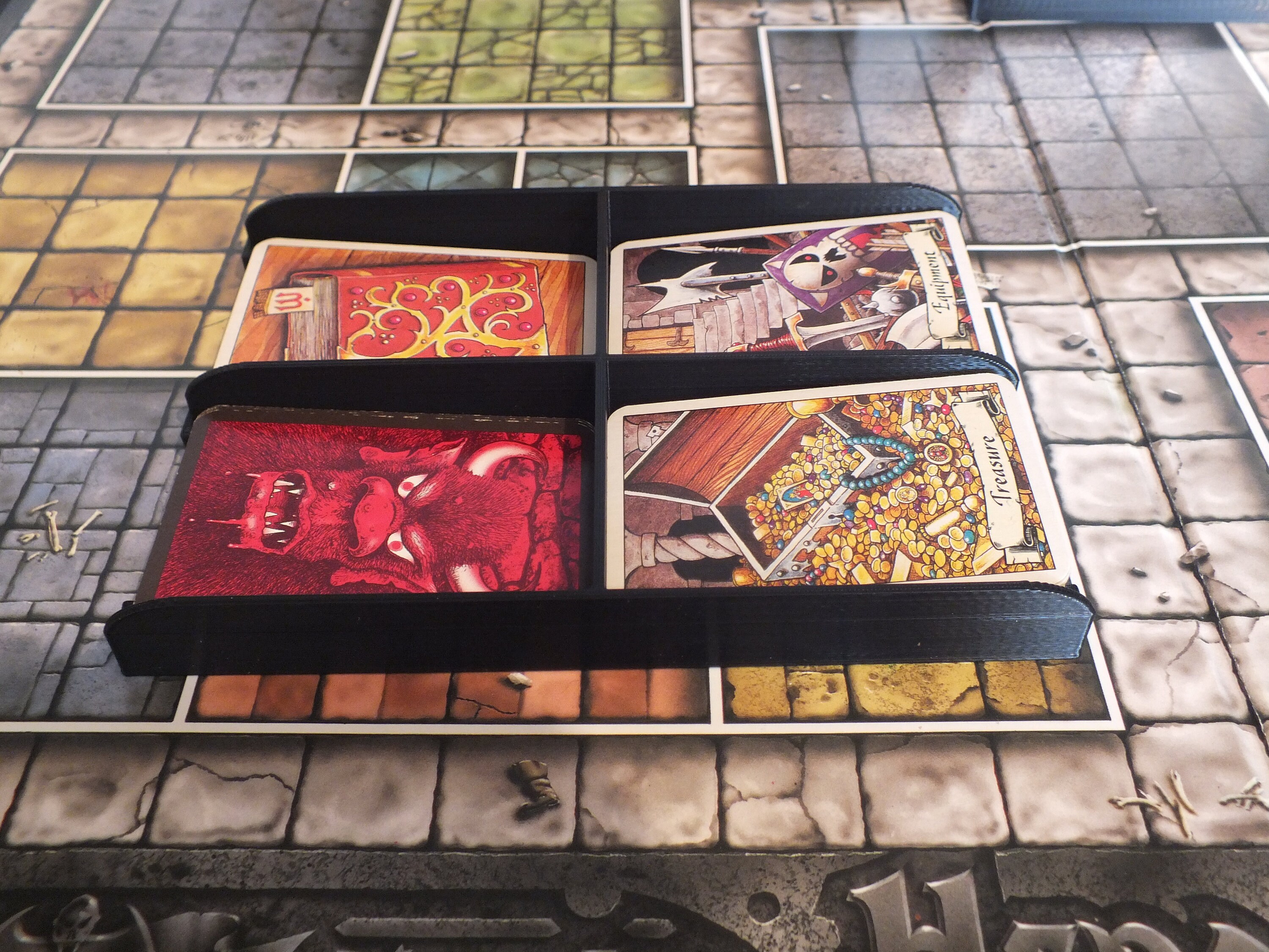 1990 Heroquest Board Game Card Deck Holder and 4 X Spell Card Etsy Australia