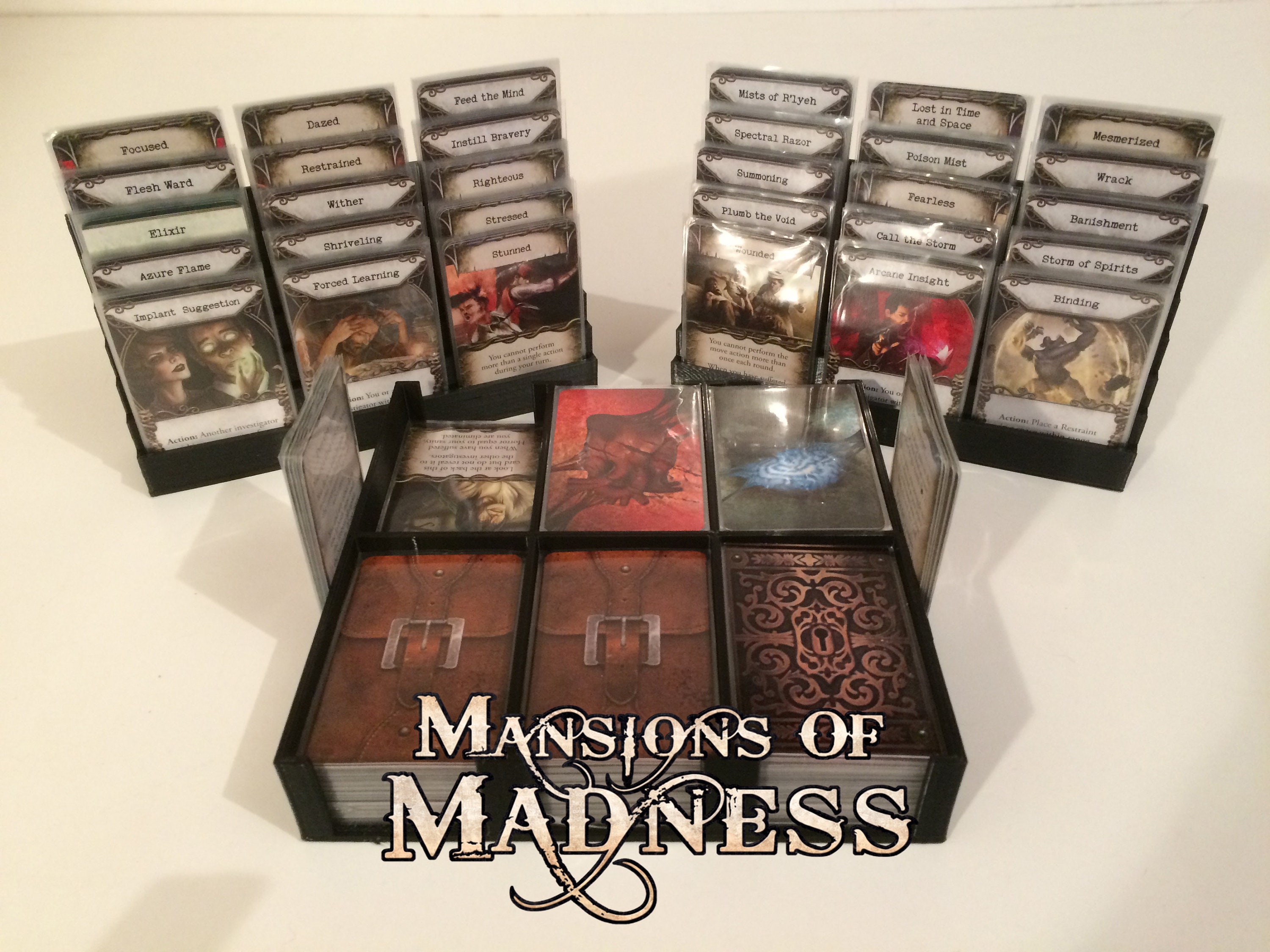 SMONEX Organizer Suitable for Mansions of Madness Horrific Journeys, Path  of The Serpent and Streets of Arkham Expansion - Board Game Organizers and  Storage Compatible with Durable Mansions of Madness