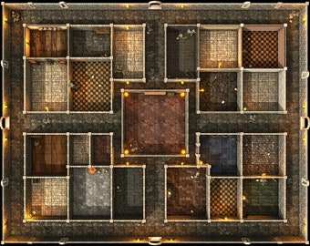 HeroQuest 3D GameBoard - Double Corridors - Print your Print your own