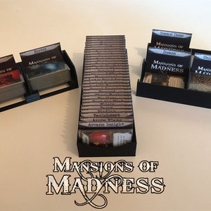 Mansions of Madness Card Holders and Organizing Card Name Plates