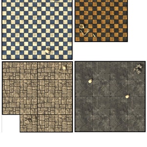 Modular Heroquest Double Corridor Tile Set Board - Print &amp; Play - Etsy